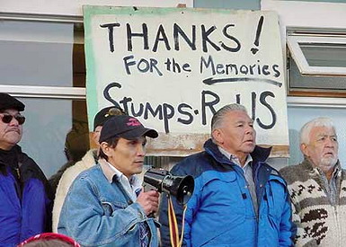 Haida Chiefs Protesting