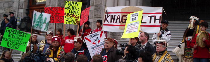 Kwakiutl Protest - Victoria BC - 2006